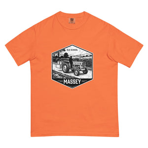The Tractor Mugs Store Burnt Orange / S Massey Ferguson 135 OLD SCHOOL MASSEY Moose | Unisex Premium T-shirt Quality Farmers Merch