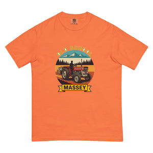 The Tractor Mugs Store Burnt Orange / S Massey Ferguson 135 OLD SCHOOL MASSEY Outdoor | Unisex Premium T-shirt Quality Farmers Merch