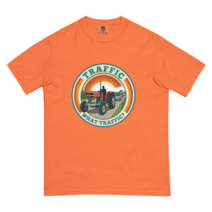 The Tractor Mugs Store Burnt Orange / S Massey Ferguson 135 TRAFFIC WHAT TRAFFIC? Retro | Unisex Premium T-shirt Quality Farmers Merch