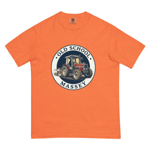 The Tractor Mugs Store Burnt Orange / S Massey Ferguson 3075 OLD SCHOOL MASSEY Engraving | Unisex Premium T-shirt Quality Farmers Merch