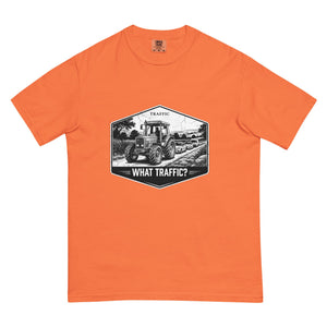 The Tractor Mugs Store Burnt Orange / S Massey Ferguson 3075 TRAFFIC WHAT TRAFFIC? Moose | Unisex Premium T-shirt Quality Farmers Merch