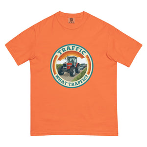 The Tractor Mugs Store Burnt Orange / S Massey Ferguson 3075 TRAFFIC WHAT TRAFFIC? Retro | Unisex Premium T-shirt Quality Farmers Merch