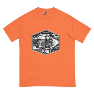 The Tractor Mugs Store Burnt Orange / S Massey Ferguson 35X OLD SCHOOL MASSEY Moose | Unisex Premium T-shirt Quality Farmers Merch
