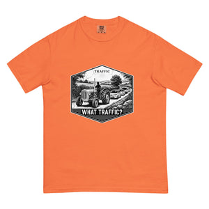 The Tractor Mugs Store Burnt Orange / S Massey Ferguson 35X TRAFFIC WHAT TRAFFIC? Moose | Unisex Premium T-shirt Quality Farmers Merch