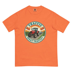 The Tractor Mugs Store Burnt Orange / S Massey Ferguson 6480 TRAFFIC WHAT TRAFFIC? Retro | Unisex Premium T-shirt Quality Farmers Merch