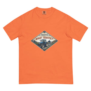 The Tractor Mugs Store Burnt Orange / S New Holland TM 135 TRAFFIC WHAT TRAFFIC? Heritage | Unisex Premium T-shirt Quality Farmers Merch