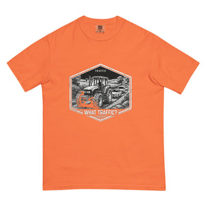 The Tractor Mugs Store Burnt Orange / S New Holland TM 135 TRAFFIC WHAT TRAFFIC? Moose | Unisex Premium T-shirt Quality Farmers Merch