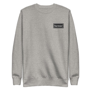 The Tractor Mugs Store Carbon Grey / S OASIS Style FARMER | Unisex Premium Sweatshirt Quality Farmers Merch