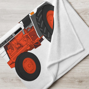 The Tractor Mugs Store Case David Brown 996 (1974) | Throw Blanket Quality Farmers Merch