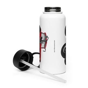 The Tractor Mugs Store Case IH 7250   | Stainless Steel Water Bottle Quality Farmers Merch