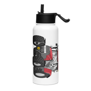 The Tractor Mugs Store Case IH Maxxum 145 | Stainless steel water bottle with a straw lid Quality Farmers Merch