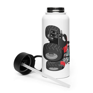 The Tractor Mugs Store Case IH Optum 300 CVX | Stainless Steel Water Bottle Quality Farmers Merch