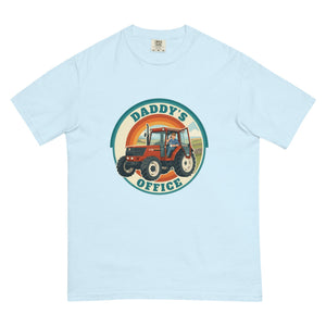 The Tractor Mugs Store Chambray FIATAGRI F130 DADDY'S OFFICE Retro | Unisex Premium T-shirt Quality Farmers Merch