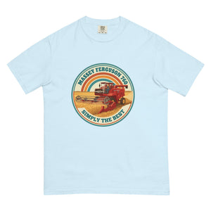 The Tractor Mugs Store Chambray Massey Ferguson 760 Massey Ferguson 760 SIMPLY THE BEST Retro | Unisex Premium T-shirt Quality Farmers Merch