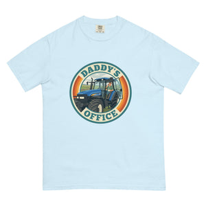 The Tractor Mugs Store Chambray New Holland TM 155 DADDY'S OFFICE Retro | Unisex Premium T-shirt Quality Farmers Merch