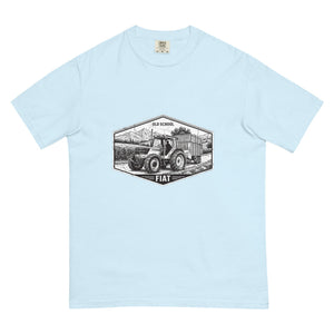 The Tractor Mugs Store Chambray / S FIATAGRI F130 OLD SCHOOL FIAT Moose | Unisex Premium T-shirt Quality Farmers Merch