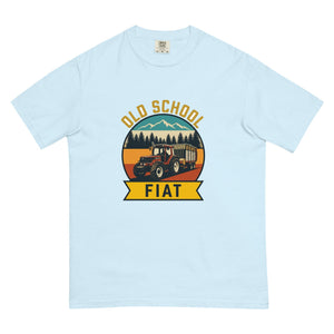 The Tractor Mugs Store Chambray / S FIATAGRI F140 OLD SCHOOL FIAT Outdoor | Unisex Premium T-shirt Quality Farmers Merch