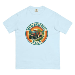 The Tractor Mugs Store Chambray / S FIATAGRI F140 OLD SCHOOL FIAT Retro | Unisex Premium T-shirt Quality Farmers Merch
