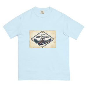 The Tractor Mugs Store Chambray / S John Deere 7810 TRAFFIC WHAT TRAFFIC? Heritage | Unisex Premium T-shirt Quality Farmers Merch