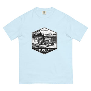 The Tractor Mugs Store Chambray / S Massey Ferguson 135 OLD SCHOOL MASSEY Moose | Unisex Premium T-shirt Quality Farmers Merch