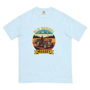 The Tractor Mugs Store Chambray / S Massey Ferguson 135 OLD SCHOOL MASSEY Outdoor | Unisex Premium T-shirt Quality Farmers Merch