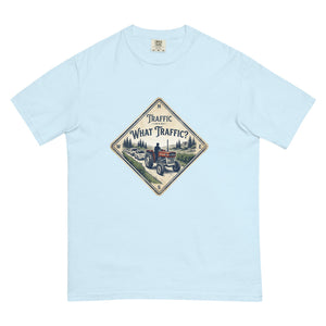 The Tractor Mugs Store Chambray / S Massey Ferguson 135 TRAFFIC WHAT TRAFFIC? Heritage | Unisex Premium T-shirt Quality Farmers Merch
