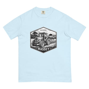 The Tractor Mugs Store Chambray / S Massey Ferguson 3075 OLD SCHOOL MASSEY Moose | Unisex Premium T-shirt Quality Farmers Merch