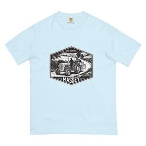The Tractor Mugs Store Chambray / S Massey Ferguson 35X OLD SCHOOL MASSEY Moose | Unisex Premium T-shirt Quality Farmers Merch