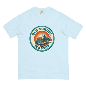 The Tractor Mugs Store Chambray / S Massey Ferguson 35X OLD SCHOOL MASSEY Retro | Unisex Premium T-shirt Quality Farmers Merch