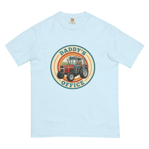The Tractor Mugs Store Chambray / S Massey Ferguson 390T DADDY'S OFFICE Retro | Unisex Premium T-shirt Quality Farmers Merch