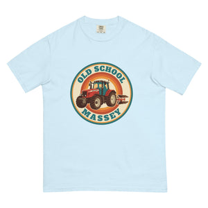 The Tractor Mugs Store Chambray / S Massey Ferguson 6480 OLD SCHOOL MASSEY Retro | Unisex Premium T-shirt Quality Farmers Merch