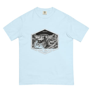 The Tractor Mugs Store Chambray / S New Holland TM 135 TRAFFIC WHAT TRAFFIC? Moose | Unisex Premium T-shirt Quality Farmers Merch