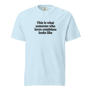 The Tractor Mugs Store Chambray / S This is what someone who loves Combines looks like | Unisex Premium T-shirt Quality Farmers Merch