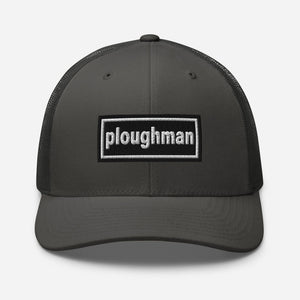 The Tractor Mugs Store Charcoal Oasis Style Retro Ploughman | Trucker Cap Quality Farmers Merch