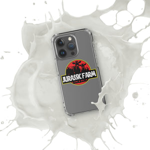The Tractor Mugs Store Clear Case for iPhone® iPhone 15 Pro JURASSIC FARM | Clear Case for iPhone® Quality Farmers Merch