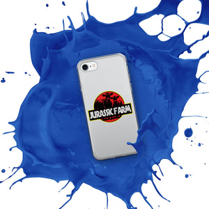 The Tractor Mugs Store Clear Case for iPhone® JURASSIC FARM | Clear Case for iPhone® Quality Farmers Merch