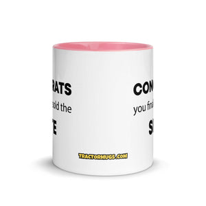 The Tractor Mugs Store Congrats You Finally Sold The Site | Mug with Color Inside Quality Farmers Merch