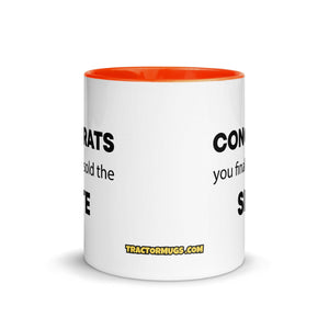 The Tractor Mugs Store Congrats You Finally Sold The Site | Mug with Color Inside Quality Farmers Merch