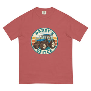 The Tractor Mugs Store Crimson New Holland TM 135 DADDY'S OFFICE Retro | Unisex Premium T-shirt Quality Farmers Merch