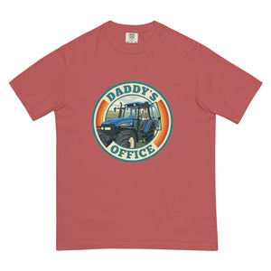 The Tractor Mugs Store Crimson New Holland TM 155 DADDY'S OFFICE Retro | Unisex Premium T-shirt Quality Farmers Merch