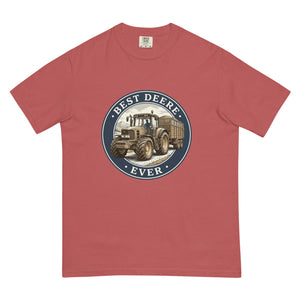 The Tractor Mugs Store Crimson / S John Deere 6930 BEST DEERE EVER Engraving | Unisex Premium T-shirt Quality Farmers Merch