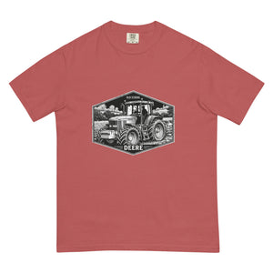 The Tractor Mugs Store Crimson / S John Deere 7810 OLD SCHOOL DEERE Moose | Unisex Premium T-shirt Quality Farmers Merch