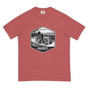 The Tractor Mugs Store Crimson / S Massey Ferguson 135 OLD SCHOOL MASSEY Moose | Unisex Premium T-shirt Quality Farmers Merch