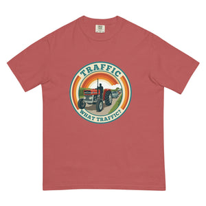 The Tractor Mugs Store Crimson / S Massey Ferguson 135 TRAFFIC WHAT TRAFFIC? Retro | Unisex Premium T-shirt Quality Farmers Merch