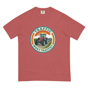 The Tractor Mugs Store Crimson / S Massey Ferguson 3075 TRAFFIC WHAT TRAFFIC? Retro | Unisex Premium T-shirt Quality Farmers Merch