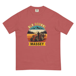 The Tractor Mugs Store Crimson / S Massey Ferguson 35X OLD SCHOOL MASSEY Outdoor | Unisex Premium T-shirt Quality Farmers Merch