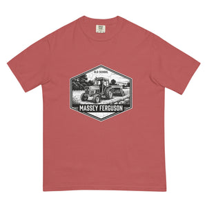 The Tractor Mugs Store Crimson / S Massey Ferguson 390T OLD SCHOOL MASSEY FERGUSON Moose | Unisex Premium T-shirt Quality Farmers Merch