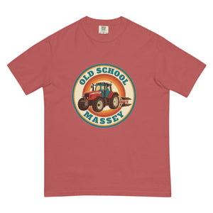 The Tractor Mugs Store Crimson / S Massey Ferguson 6480 OLD SCHOOL MASSEY Retro | Unisex Premium T-shirt Quality Farmers Merch
