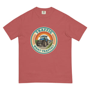 The Tractor Mugs Store Crimson / S New Holland TM 155 TRAFFIC WHAT TRAFFIC? Retro | Unisex Premium T-shirt Quality Farmers Merch