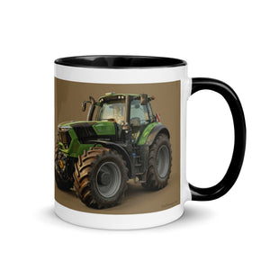 The Tractor Mugs Store Deutz-Fahr 9340 Oil Painting | Mug with Color Inside Quality Farmers Merch